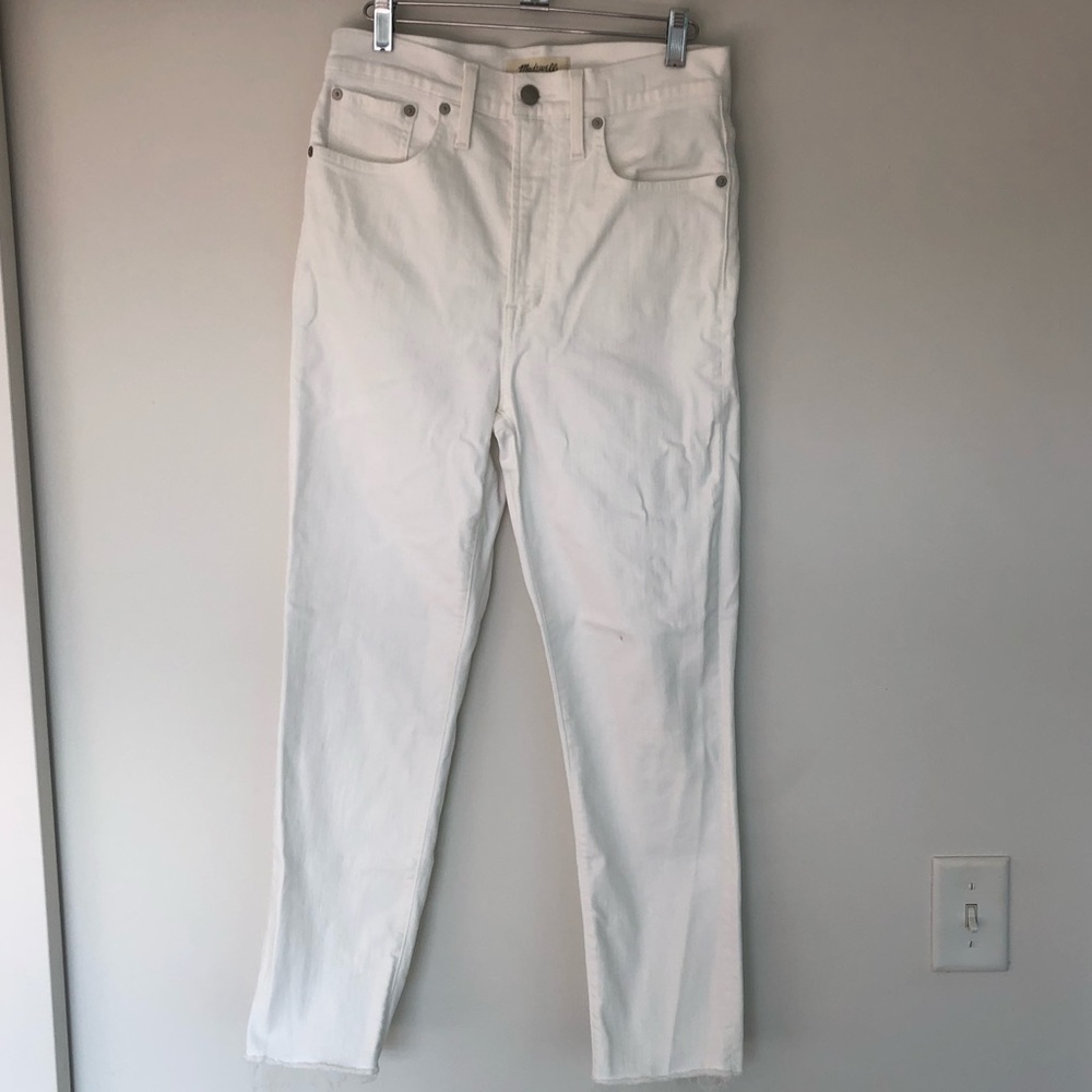 Madewell Perfect Vintage Crop in White